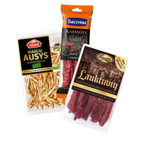 Mėsos užkandžiai, lazdelės