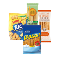 Krekeriai, sūrios lazdelės