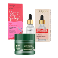 Kremai, tonikai, prausikliai, serumai ir kt.