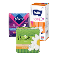 Higieniniai įklotai, paketai, tamponai