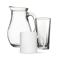 Taurės, puodeliai, ąsočiai